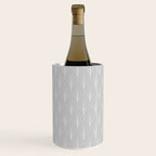 Art Deco Waterfalls // Grey & White Wine Chiller Gallery Image 1
