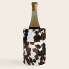 Brown Cowhide Wine Chiller Gallery Image 1
