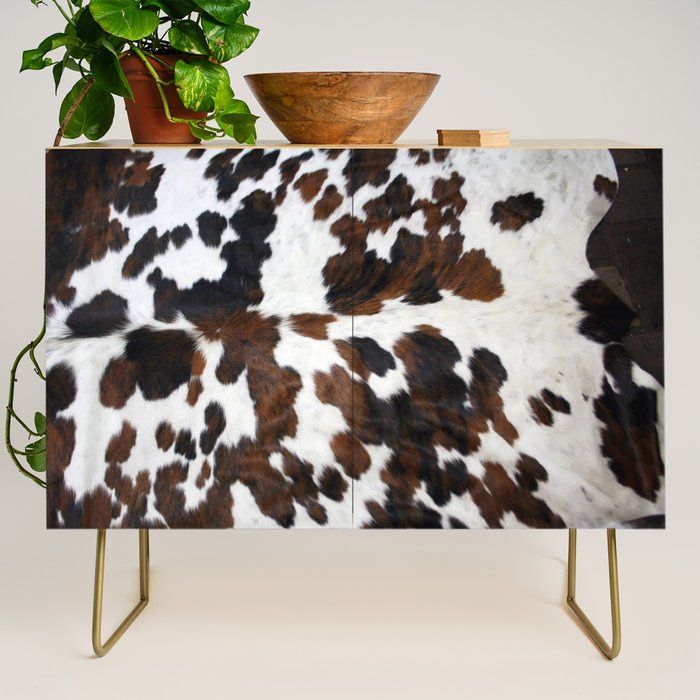 Brown Cowhide Credenza Gallery Image 1