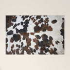 Brown Cowhide Welcome Mat Gallery Image 1