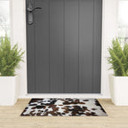 Brown Cowhide Welcome Mat Gallery Image 3