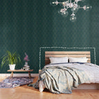 Hidden Sapphire Geometric Gold Pattern With White Shimmer  Wallpaper Gallery Image 3