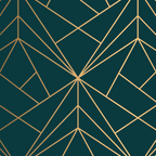 Hidden Sapphire Geometric Gold Pattern With White Shimmer  Coffee Mug Gallery Image 2