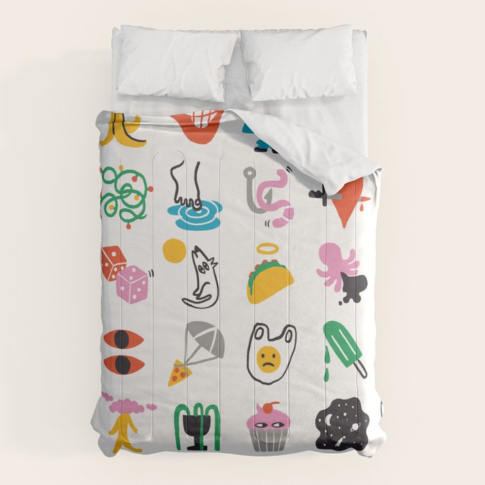 Relevant Symbols Comforter Gallery Image 1