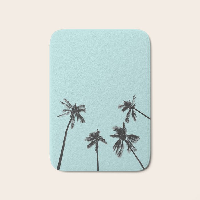 Palm trees 5 Bath Mat Gallery Image 1