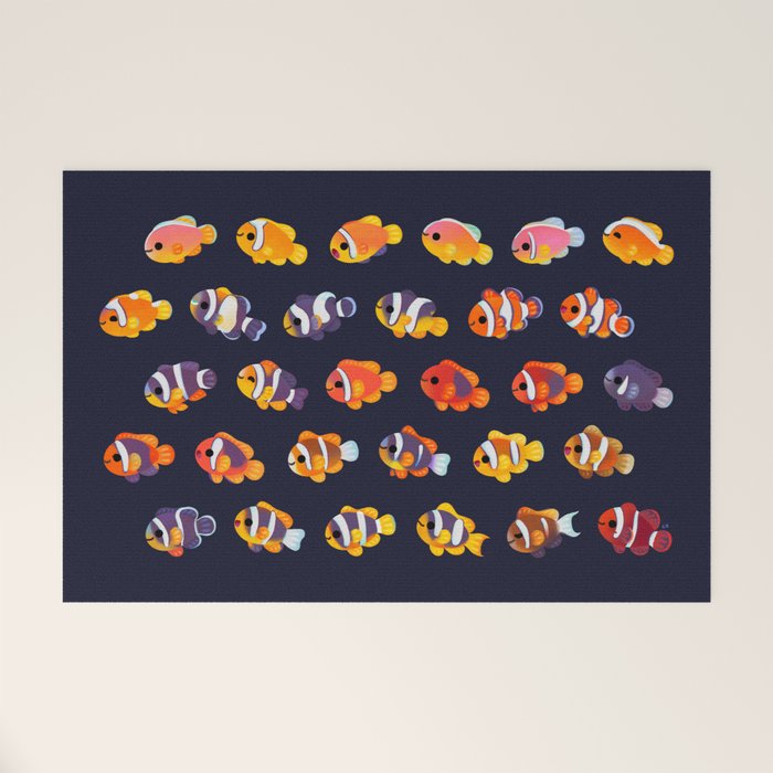 Anemone fish Welcome Mat Gallery Image 1