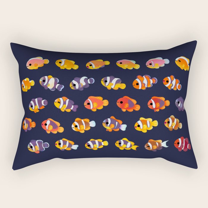 Anemone fish Rectangular Pillow Gallery Image 1