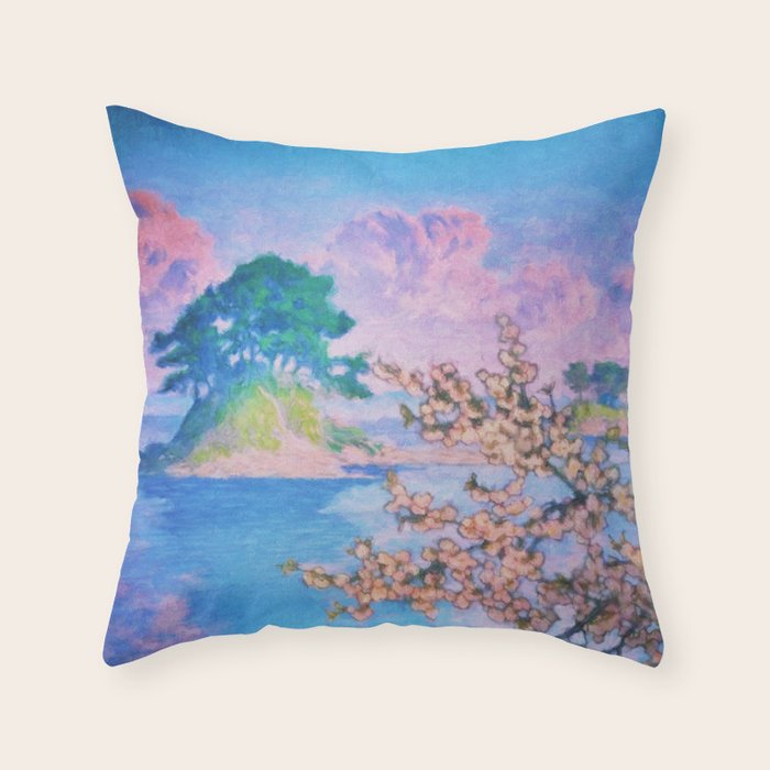 A Closer Look at Kukuyediyo (Series IV of IV) - Nature Landscape Throw Pillow Gallery Image 1