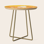 cat in a field of flowers 3 Side Table Gallery Image 1