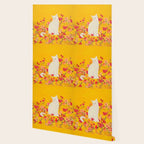 cat in a field of flowers 3 Wallpaper Gallery Image 2