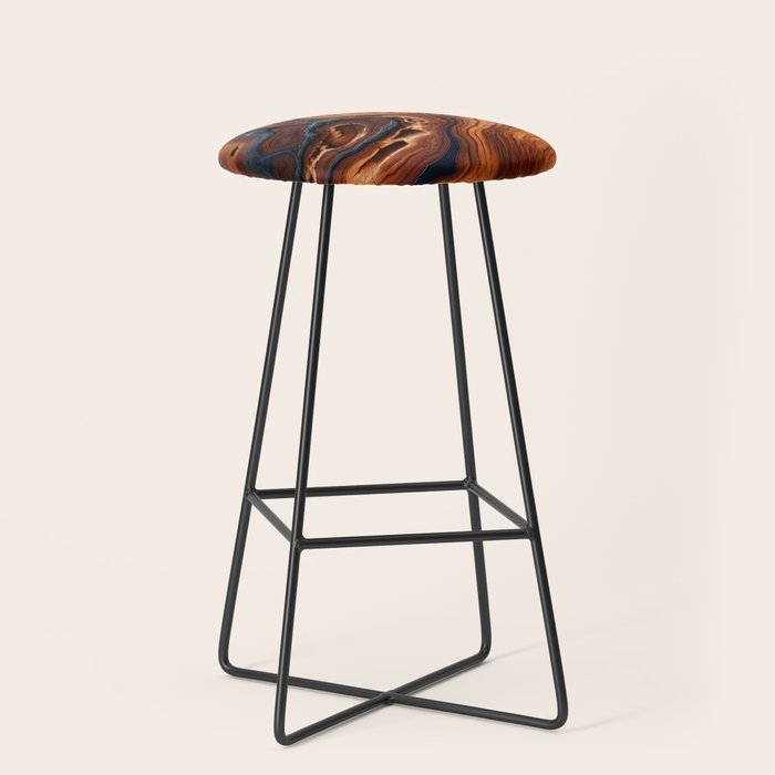 Ethereal Wooden Stool Gallery Image 1