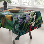 Tropical Flora - Night Tablecloth Gallery Image 3