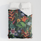 Tropical Flora - Night Comforter Gallery Image 6