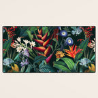 Tropical Flora - Night Desk Mat Gallery Image 3