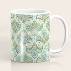 Jade Enamel Art Deco Fans Coffee Mug Gallery Image 1