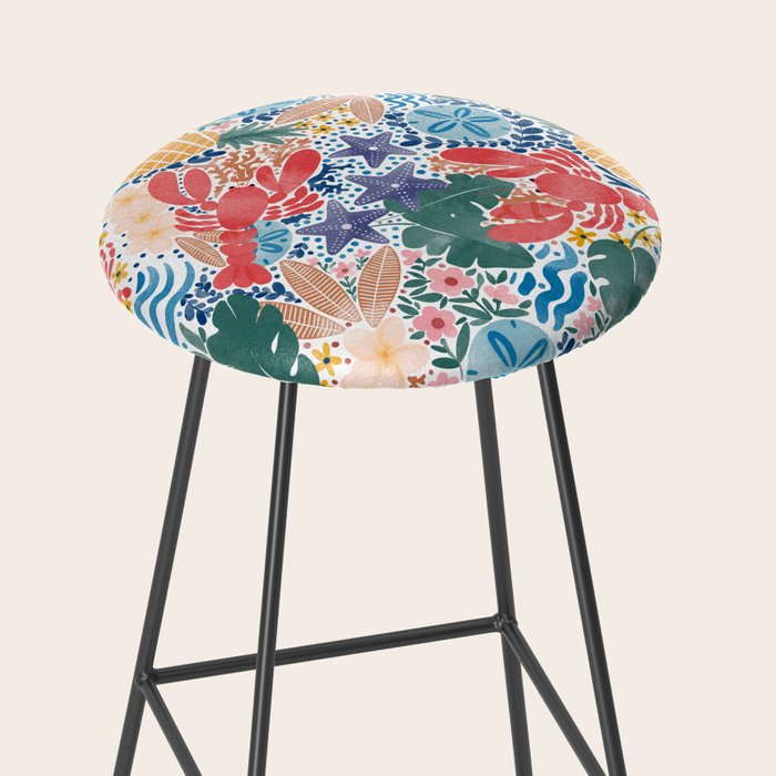 Seaside Floral Dream Stool Gallery Image 2