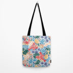 Seaside Floral Dream Tote Bag Gallery Image 2