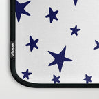 Stars - Navy Blue on White Laptop Sleeve Gallery Image 3
