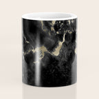 Modern abstract black gold trendy marble Coffee Mug Gallery Image 4