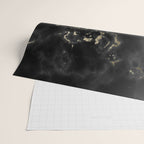 Modern abstract black gold trendy marble Wrapping Paper Gallery Image 2