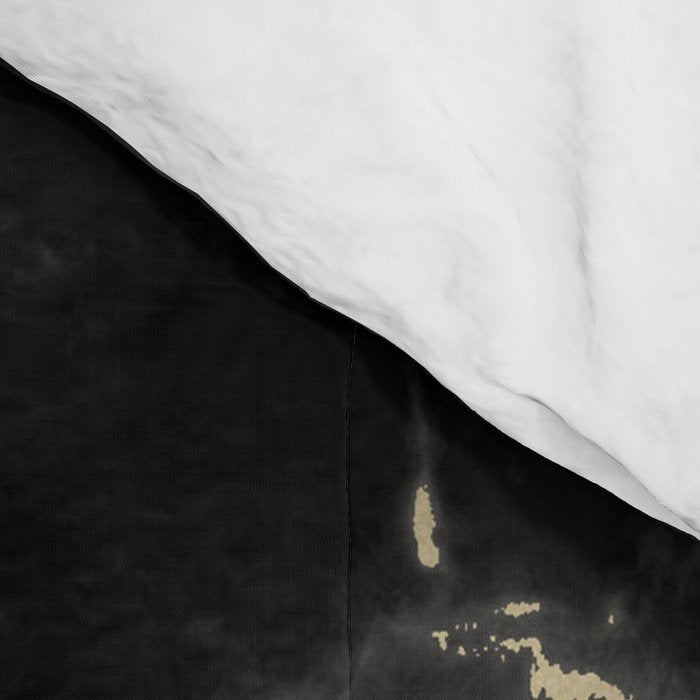 Modern abstract black gold trendy marble Comforter Gallery Image 4