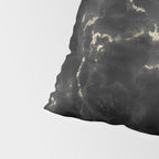 Modern abstract black gold trendy marble Pillow Sham Gallery Image 4