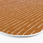 Lines III (Golden Brown) Bath Mat Gallery Image 3