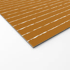 Lines III (Golden Brown) Welcome Mat Gallery Image 2