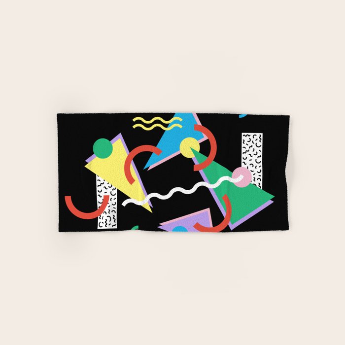 Memphis pattern 87 - 80s / 90s Retro Bath Towel Gallery Image 1