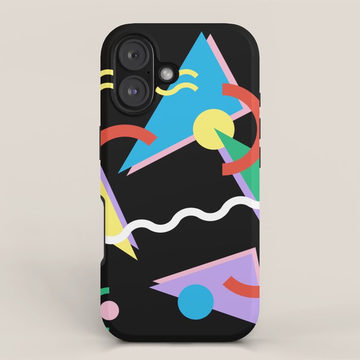 Memphis pattern 87 - 80s / 90s Retro iPhone Case Gallery Image 1