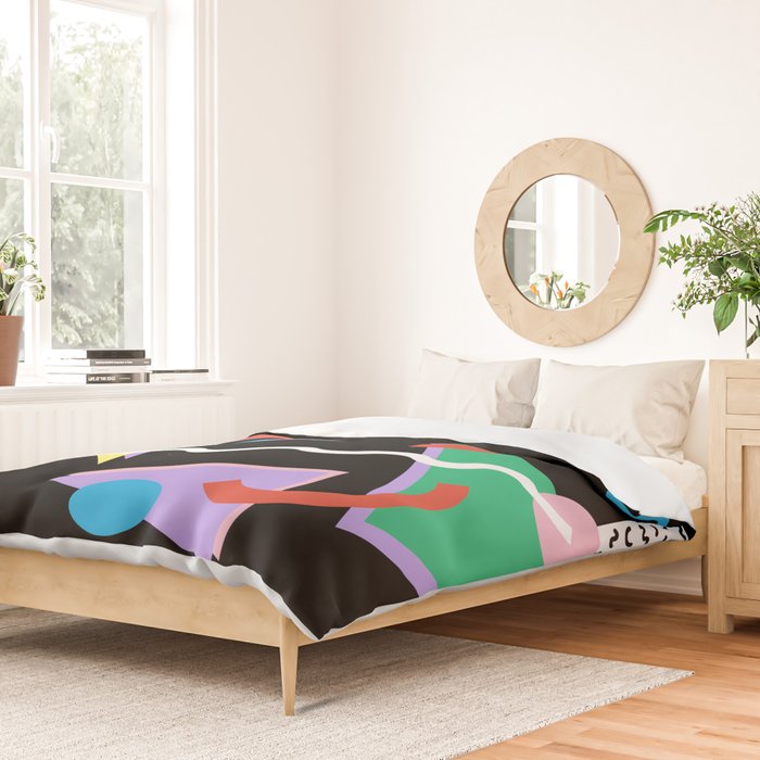 Memphis pattern 87 - 80s / 90s Retro Duvet Cover Gallery Image 2
