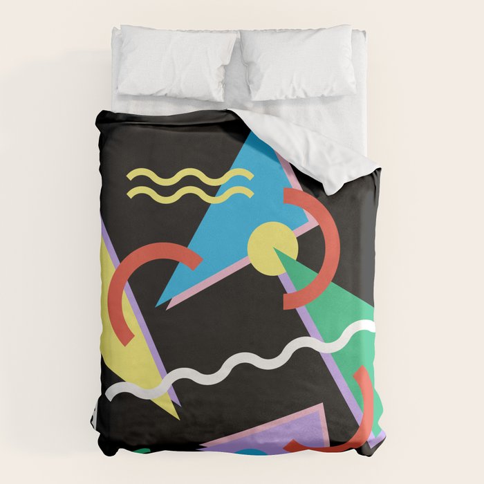 Memphis pattern 87 - 80s / 90s Retro Duvet Cover Gallery Image 1