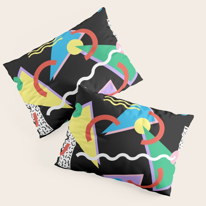 Memphis pattern 87 - 80s / 90s Retro Pillow Sham Gallery Image 1