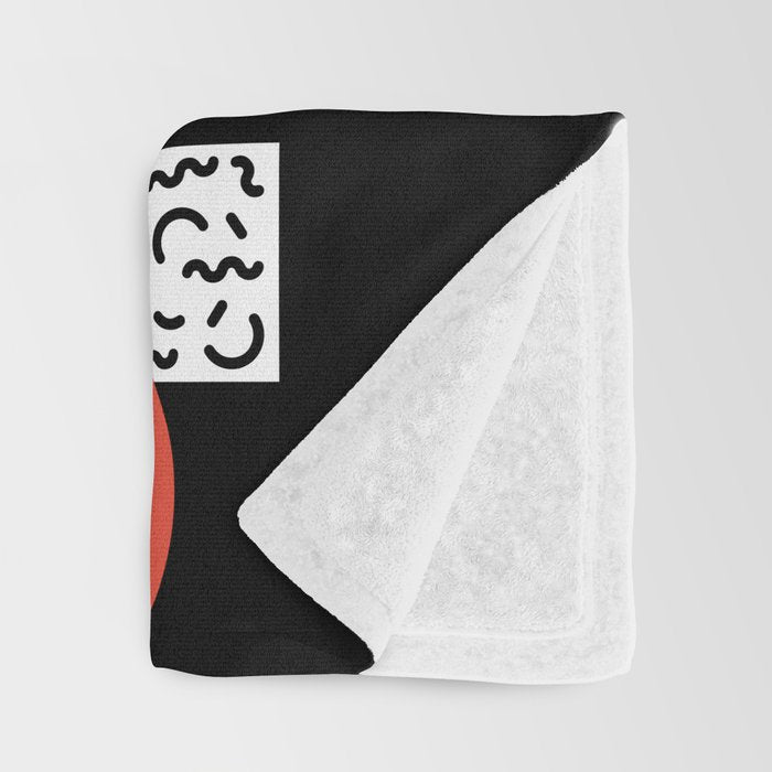 Memphis pattern 87 - 80s / 90s Retro Throw Blanket Gallery Image 3