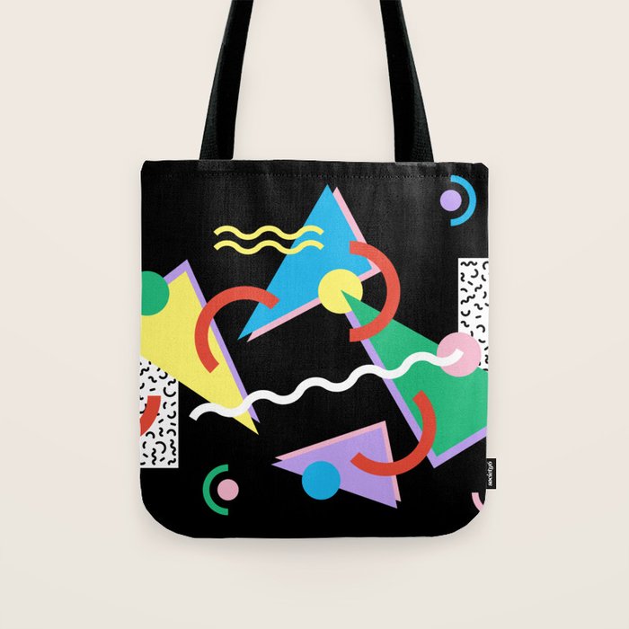Memphis pattern 87 - 80s / 90s Retro Tote Bag Gallery Image 1