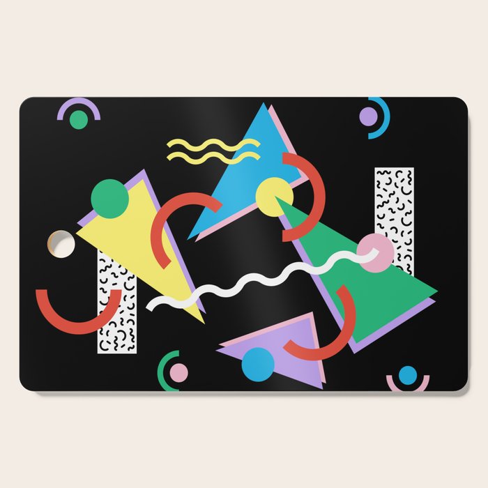 Memphis pattern 87 - 80s / 90s Retro Cutting Board Gallery Image 1