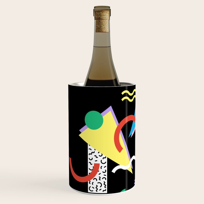 Memphis pattern 87 - 80s / 90s Retro Wine Chiller Gallery Image 2
