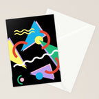 Memphis pattern 87 - 80s / 90s Retro Stationery Card Gallery Image 2