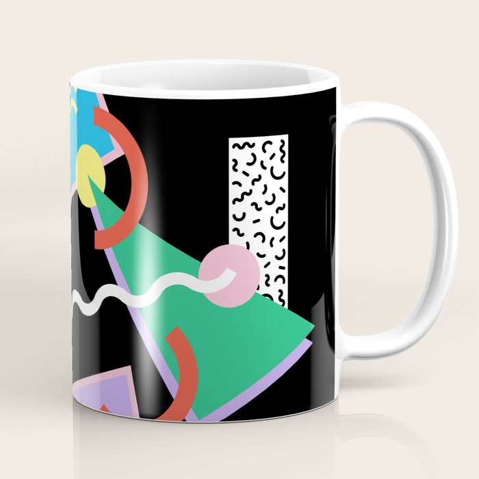 Memphis pattern 87 - 80s / 90s Retro Coffee Mug Gallery Image 1