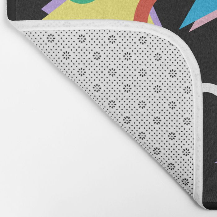 Memphis pattern 87 - 80s / 90s Retro Bath Mat Gallery Image 2