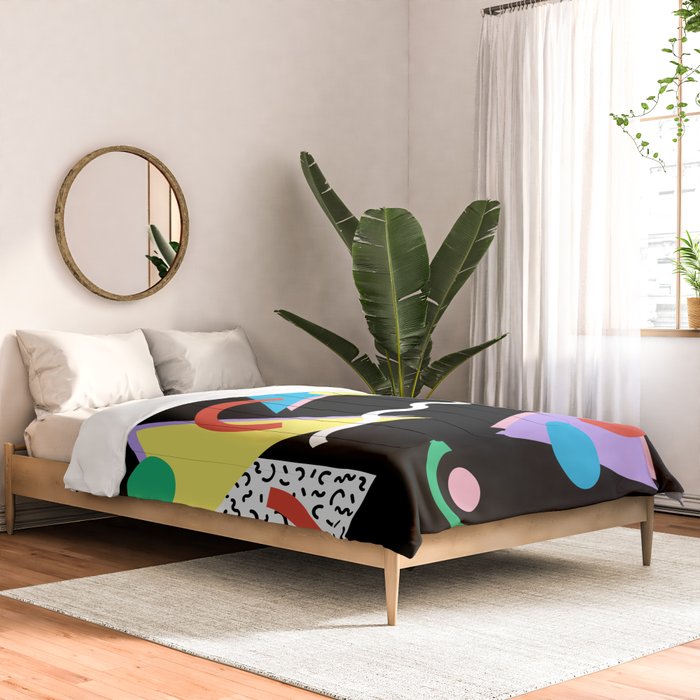 Memphis pattern 87 - 80s / 90s Retro Comforter Gallery Image 2