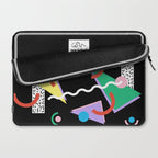 Memphis pattern 87 - 80s / 90s Retro Laptop Sleeve Gallery Image 2
