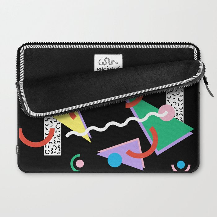 Memphis pattern 87 - 80s / 90s Retro Laptop Sleeve Gallery Image 2