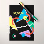 Memphis pattern 87 - 80s / 90s Retro Wrapping Paper Gallery Image 1