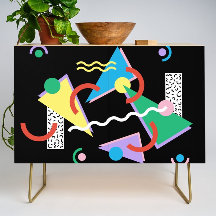 Memphis pattern 87 - 80s / 90s Retro Credenza Gallery Image 1