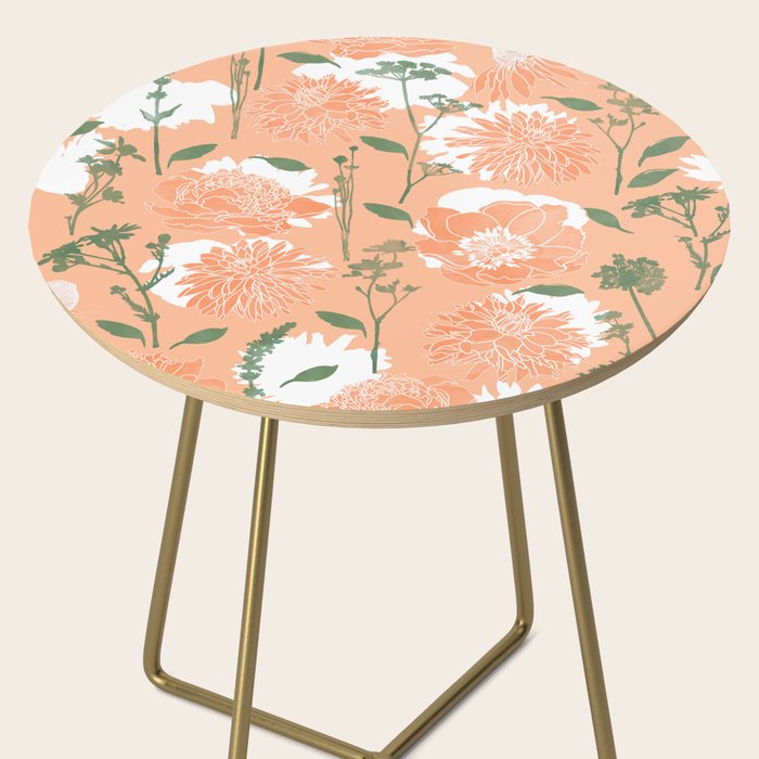 Modern floral blooms PGM7 Side Table Gallery Image 2