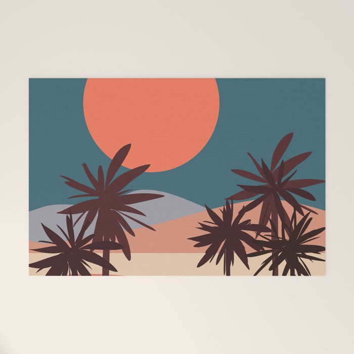 Abstract Landscape 13 Portrait Welcome Mat Gallery Image 1