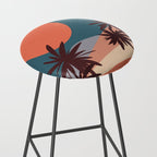 Abstract Landscape 13 Portrait Stool Gallery Image 2