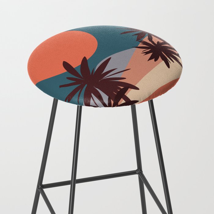 Abstract Landscape 13 Portrait Stool Gallery Image 2