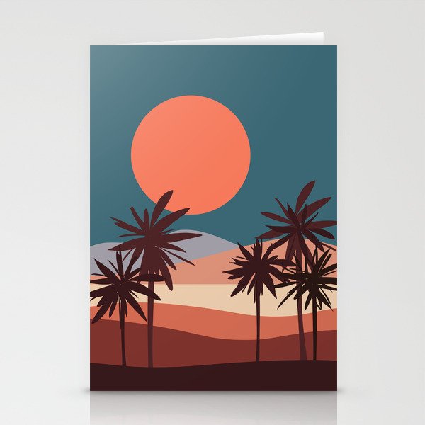 Abstract Landscape 13 Portrait Stationery Card Gallery Image 2